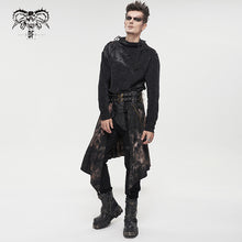 Load image into Gallery viewer, SKT142 Punk corduroy tie-dye men skirt