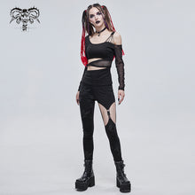 Load image into Gallery viewer, TT175 Hollow out waist Bandage strapless long-sleeved T-shirt