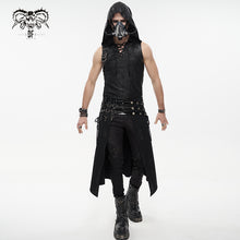Load image into Gallery viewer, SKT148 Punk patent leather spliced men's kilt