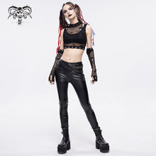 Load image into Gallery viewer, TT182 Fake two-piece small stand-up collar super short vest (with sleeves)