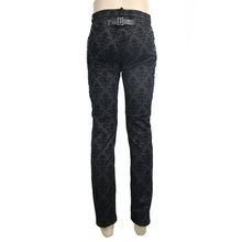 Load image into Gallery viewer, PT042 party wearing court flocking gothic patterned men trousers