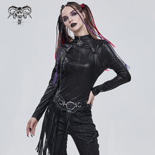 Load image into Gallery viewer, TT179 Cyberpunk style high neck everyday T-shirt