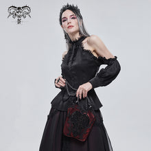 Load image into Gallery viewer, AS09502 red Gothic chain shoulder bag