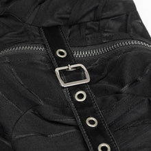 Load image into Gallery viewer, TT147 Two-wear basic hooded T-shirt with diagonal zipper