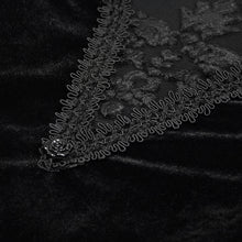 Load image into Gallery viewer, SKT121 flat shoulder deep V daily life gothic dress
