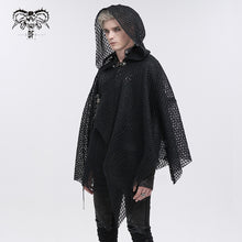 Load image into Gallery viewer, CA033 punk mesh asymmetric shawl
