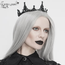 Load image into Gallery viewer, EAS011 Gothic black crown