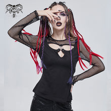 Load image into Gallery viewer, TT183 Deep V Basic style Punk T-shirt