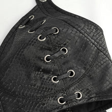 Load image into Gallery viewer, WT060 Snakeskin pattern Breast wrapped sling top