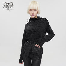 Load image into Gallery viewer, SR013 decadent distressed women's sweater