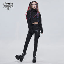 Load image into Gallery viewer, PT158 Glossy glued punk classic style women pants