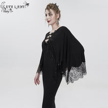 Load image into Gallery viewer, ESKT040 Deep V Neck bat Sleeve Small Fishtail Dress