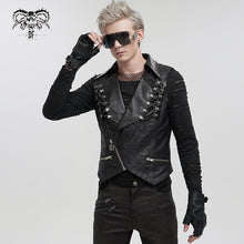 Load image into Gallery viewer, WT073 Biker Metal Punk Vest