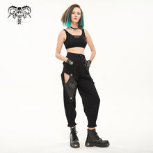 Load image into Gallery viewer, PT187 Diablo daily life functional style women punk cargo pants