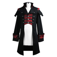 Load image into Gallery viewer, black and red game  men coat