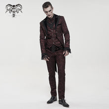 Load image into Gallery viewer, PT15902 Wine Girdle effect Gothic men trousers