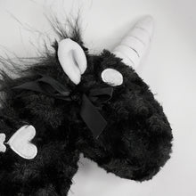 Load image into Gallery viewer, AS132 Skull Unicorn Plush Bag