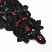 Load image into Gallery viewer, GE019 Gothic flower-shaped sleeves with diamonds