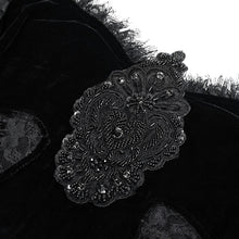 Load image into Gallery viewer, ETT023 Cross-shaped appliqued knitted T-shirt