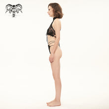 Load image into Gallery viewer, SX001 Mysterious night wild women transparent lace sexy lingerie set