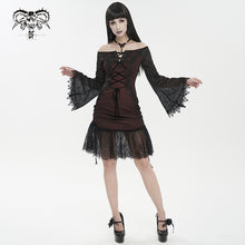 Load image into Gallery viewer, SKT164 Gothic Dark Red Daily Dress