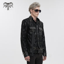 Load image into Gallery viewer, CT201 Similar to Hand Painted Asymmetric Punk Jacket