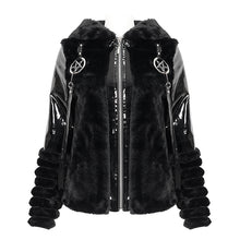 Load image into Gallery viewer, CT183 daily life wowen winter cat ear fur jacket