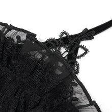 Load image into Gallery viewer, TT171 Gothic strapless drawstring sling T-shirt