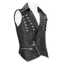 Load image into Gallery viewer, WT073 Biker Metal Punk Vest