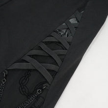 Load image into Gallery viewer, PT193 flocking printed leggings with chain