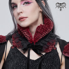 Load image into Gallery viewer, AS10702 red grained plush neckerchief (headband)