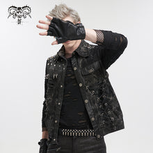 Load image into Gallery viewer, WT072 Punk tie-dye hand-painted decadent vest