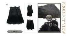 Load image into Gallery viewer, AS039 boots cover accessory adjusted leather loop women fur punk leg warmer