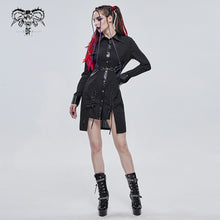 Load image into Gallery viewer, SHT080 Long punk blouse with fake girdle