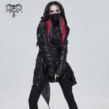 Load image into Gallery viewer, CT184 Diablo Tattered Hooded Knit Jacket