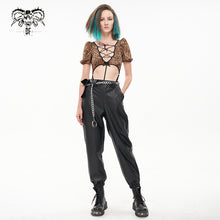 Load image into Gallery viewer, PT173 Lantern women leather pants