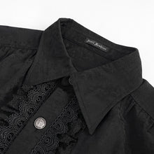 Load image into Gallery viewer, SHT08201 Black Everyday Gothic Long Sleeve Shirt