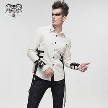 Load image into Gallery viewer, SHT08402 white Everyday Punk Long Sleeve Shirt