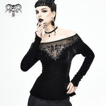 Load image into Gallery viewer, TT160 flat shoulder basic style Gothic T-shirt