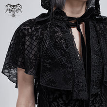 Load image into Gallery viewer, CA027 Flower mesh thin gothic women shawl