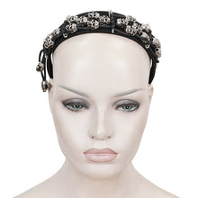 Load image into Gallery viewer, AS128 skull braided headband