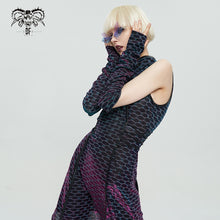 Load image into Gallery viewer, SKT151 Punk Chinese style Dream Color cheongsam dress