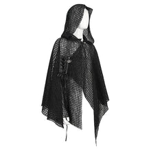 Load image into Gallery viewer, CA033 punk mesh asymmetric shawl