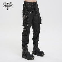 Load image into Gallery viewer, PT199 Punk tie-dye hand-painted pencil pants
