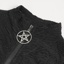 Load image into Gallery viewer, TT237 Punk daily High Neck Elastic Long Sleeve Women's T-Shirt