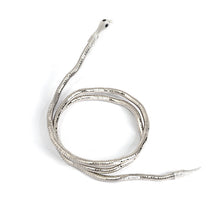Load image into Gallery viewer, AS137 sliver metal arbitrary shape snake (can be used as a choker or bracelet)