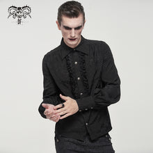 Load image into Gallery viewer, SHT08201 Black Everyday Gothic Long Sleeve Shirt