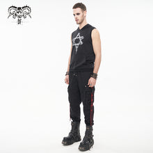 Load image into Gallery viewer, PT176 contrast color punk men trousers