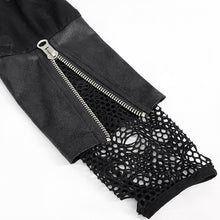 Load image into Gallery viewer, TT204 Men Torn Spider Web Printed Long Sleeve T-Shirt