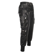 Load image into Gallery viewer, PT199 Punk tie-dye hand-painted pencil pants